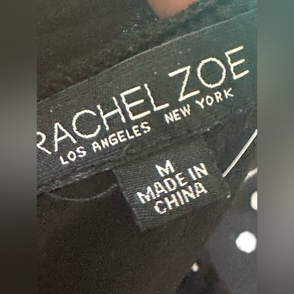 Rachel Zoe Dress M Black Cutout Halter Midi Dress Tiered Hem 11/3 - Picture 5 of 6